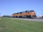 UP 2190 UP 2489 Parked with MOW Cars